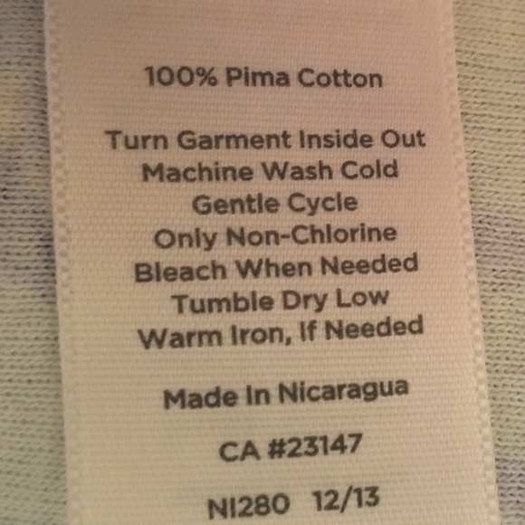 Talbots Shirt Womens Blue Green Geometric Pattern 3/4 Sleeve Pima Cotton, Size L - Picture 5 of 6